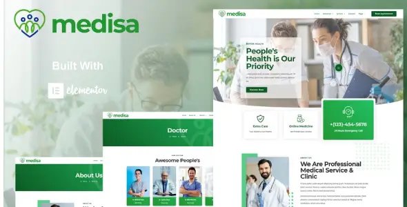 Medisa – Medical Elementor Template Kit